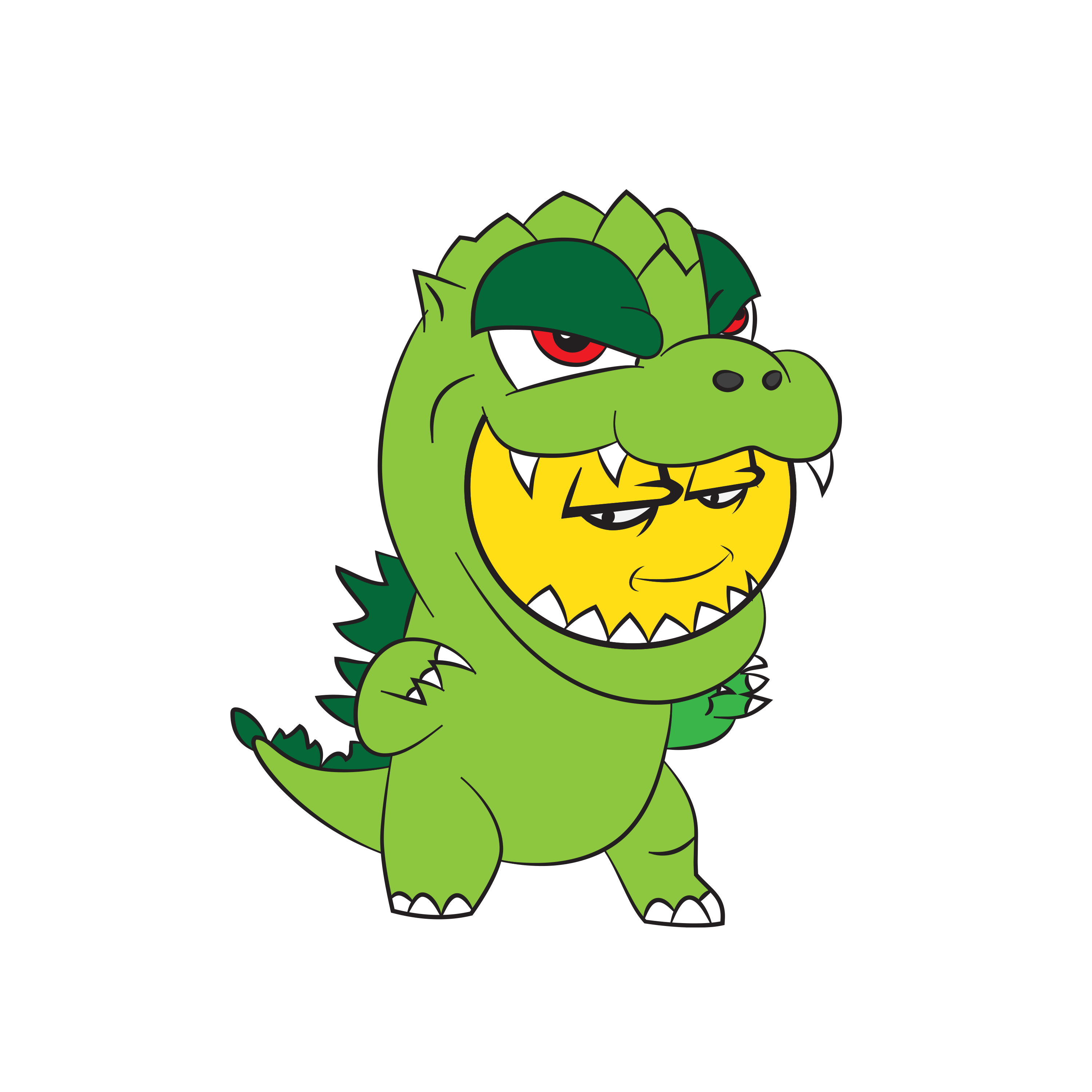 Smokezilla Brand Character